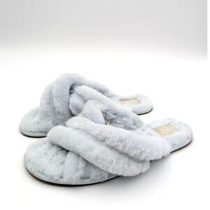 UGG Scuffita Genuine Shearling Slide Slipper Women's Reef Blue Size US9 EU40